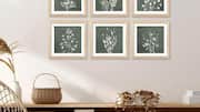 Ways to style your space with botanical prints