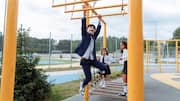 Take your fitness routine up a notch with monkey bars