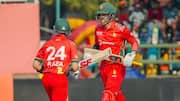 1st ODI: Sikandar Raza, Craig Ervine hammer fifties vs Australia