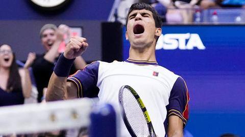 2021 US Open: Alcaraz stuns Stefanos Tsitsipas in five-set thriller 2021 US Open: Alcaraz stuns Stefanos Tsitsipas in five-set thriller