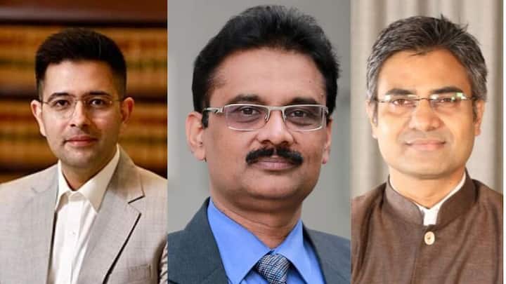 Raghav Chadha, Sandeep Pathak, Ashok Mittal join BJP