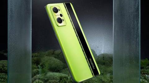 Realme GT Neo2 revealed in a Black Mint color variant Realme GT Neo2 revealed in a Black Mint color variant