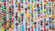 How to repurpose beaded jewelry into wall art 