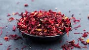 How to create a cheek tint using hibiscus petals