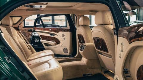 Bespoke features of the royal Mulsanne model
