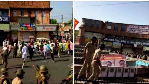 Two communities clash on eve of Eid in Rajasthan's Jodhpur Two communities clash on eve of Eid in Rajasthan's Jodhpur