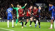 Chelsea held 2-2 by Bournemouth in Premier League: Key stats