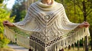 How to style embroidered ponchos