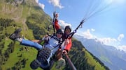 Paragliding over Lauterbrunnen valley is on every adventurer's bucket list