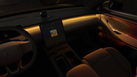 The car's digital cockpit supports AR and VR
