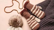 Keep your hands warm with fleece-lined mittens 