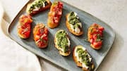 5-minute recipe: Avocado beetroot crostini 