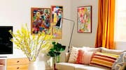 Add a harmonious look to your space with artworks  