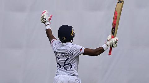 SL's Dinesh Chandimal smashes his 23rd Test fifty: Key stats SL's Dinesh Chandimal smashes his 23rd Test fifty: Key stats