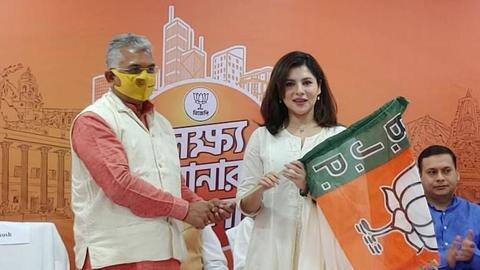 Ahead of West Bengal polls, actress Paayel Sarkar joins BJP Ahead of West Bengal polls, actress Paayel Sarkar joins BJP