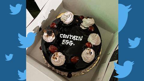 Nagpur bakery majorly butchers cake message, netizens have field day Nagpur bakery majorly butchers cake message, netizens have field day