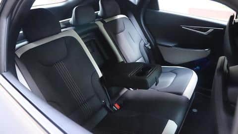 The rear seats are comfortable for three passengers