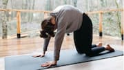 Cat-cow stretch: Try this exercise for a more flexible spine