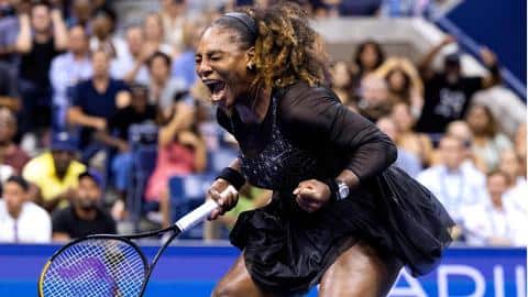 US Open: Serena Williams advances, records historic win over Kovinic US Open: Serena Williams advances, records historic win over Kovinic