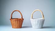 How to create raffia baskets at home