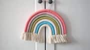 How to make macrame art with fabric scraps