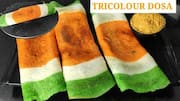 How to make tiranga dosa at home