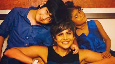 Troll insults Mandira Bedi's adopted daughter, she gives savage reply Troll insults Mandira Bedi's adopted daughter, she gives savage reply