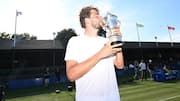 Maxime Cressy claims his maiden ATP title: His notable numbers