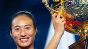Zheng Qinwen wins her maiden WTA 1000 title: Key stats