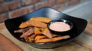 Ditch crackers for these crunchy sweet potato sticks