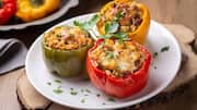 5-minute recipe: Cottage cheese stuffed bell peppers 