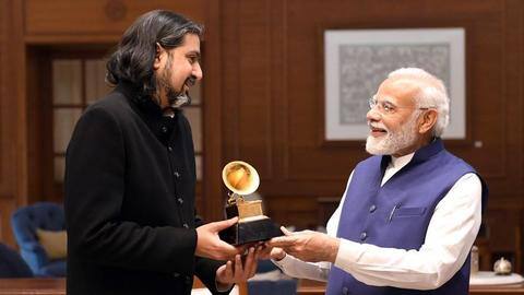 Grammy-winner Ricky Kej asks PM Narendra Modi his anti-aging 'secrets' Grammy-winner Ricky Kej asks PM Narendra Modi his anti-aging 'secrets'