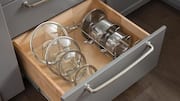 Organizing pot lids needn't be an expensive affair