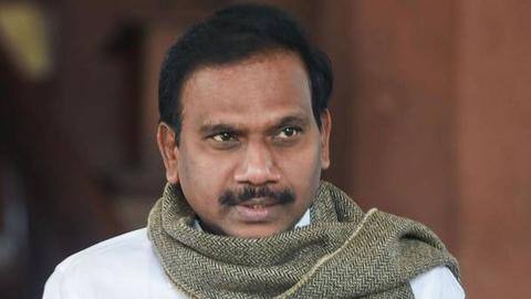 Election Commission prohibits A Raja from campaigning for 48 hours Election Commission prohibits A Raja from campaigning for 48 hours