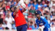 Phil Salt hammers 70 versus India in 3rd T20I: Stats