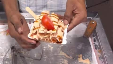 The video of 'tomato ice cream' goes and gives viral