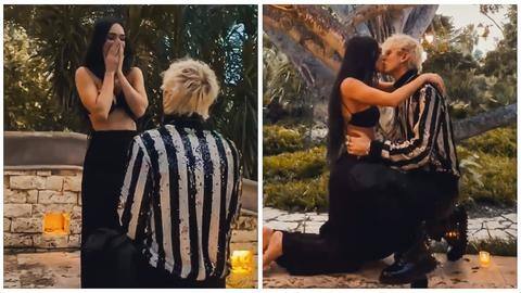 Megan Fox says 'yes' to Machine Gun Kelly! Megan Fox says 'yes' to Machine Gun Kelly!