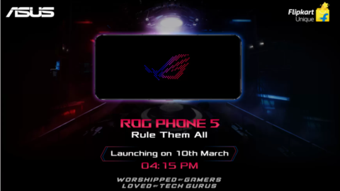 ASUS ROG Phone 5's India launch set for March 10 ASUS ROG Phone 5's India launch set for March 10