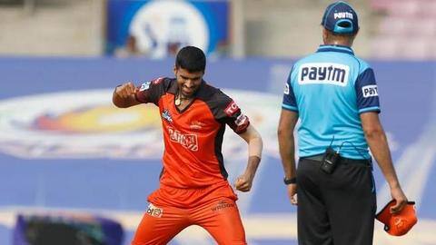IPL 2022: SRH's Washington Sundar injures his bowling hand again IPL 2022: SRH's Washington Sundar injures his bowling hand again