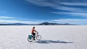 How to navigate salt pans on a bike 