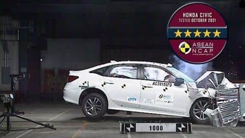 ASEAN NCAP awards 5-star safety rating to new Honda Civic ASEAN NCAP awards 5-star safety rating to new Honda Civic