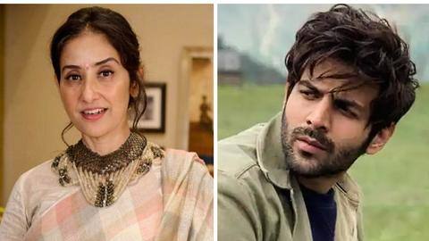 Manisha Koirala to play Kartik Aaryan's mother in this movie Manisha Koirala to play Kartik Aaryan's mother in this movie