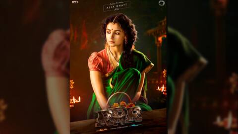 Alia's look as Sita in 'RRR' revealed on her birthday Alia's look as Sita in 'RRR' revealed on her birthday