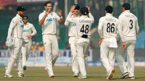 India vs NZ, 1st Test: Hosts lose four wickets India vs NZ, 1st Test: Hosts lose four wickets