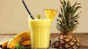 Quick and refreshing: Pineapple coconut smoothie