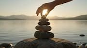 Stone balancing: A creative way to calm your mind 