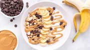 Quick and healthy: Banana almond yogurt bowl
