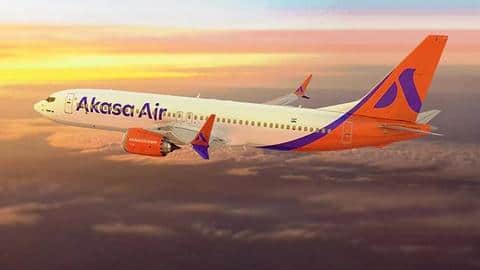 Akasa Air's first flight takes off from Mumbai to Ahmedabad Akasa Air's first flight takes off from Mumbai to Ahmedabad