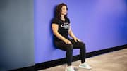 Improve your posture with these wall sit exercises