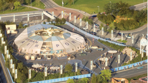 This is the world's first airport for flying taxis This is the world's first airport for flying taxis